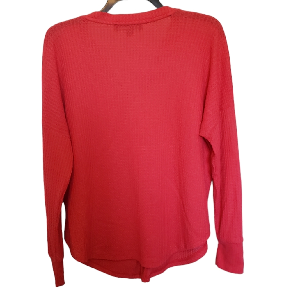 Tommy Hilfiger Pink Oversized Waffle Knit Sweater Size Small - Picture 6 of 6